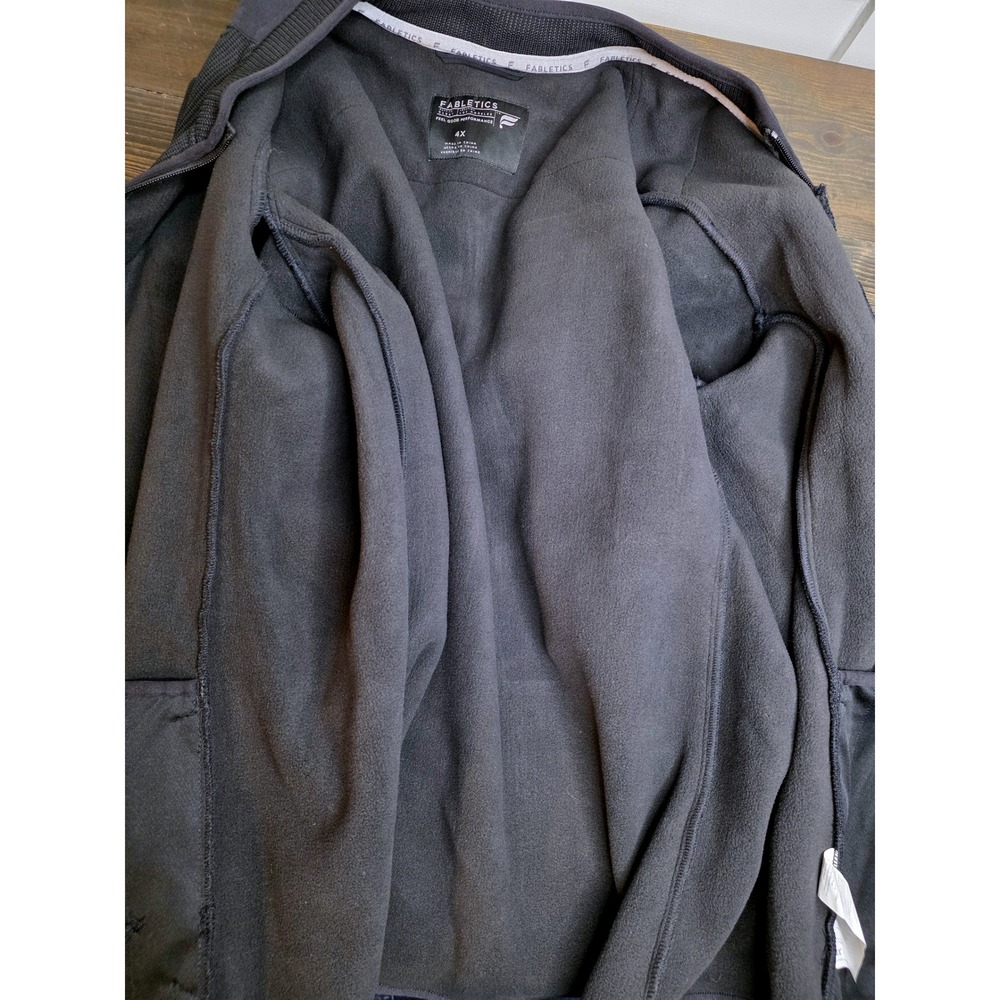 Fabletics Pace Knit Jacket Black Performance 4x F… - image 5